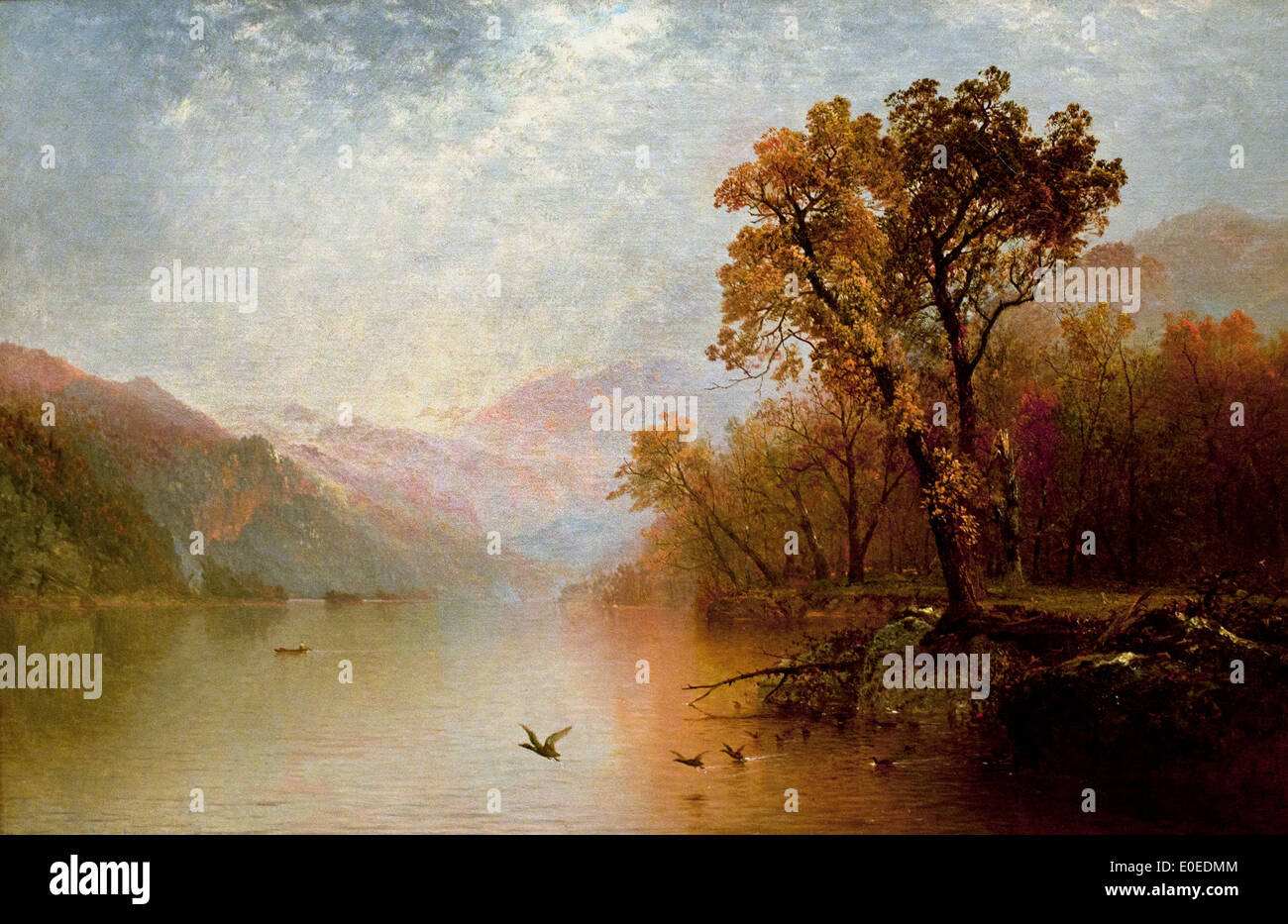 Lake George 1860 John Frederick Kensett 1816-1872 American Stati Uniti d'America Foto Stock