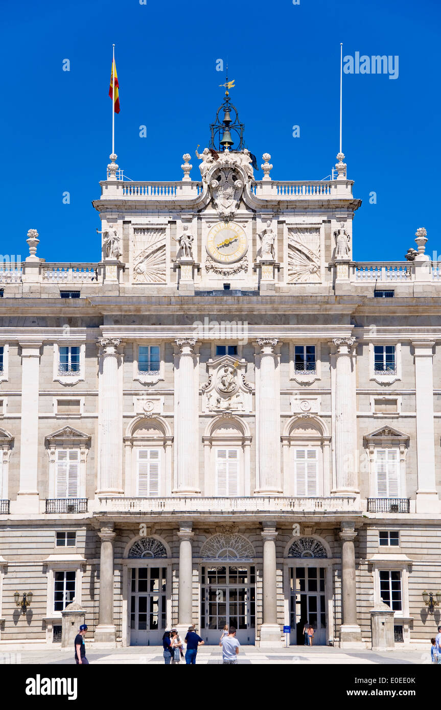 Il Royal Palace, Madrid, Spagna Foto Stock