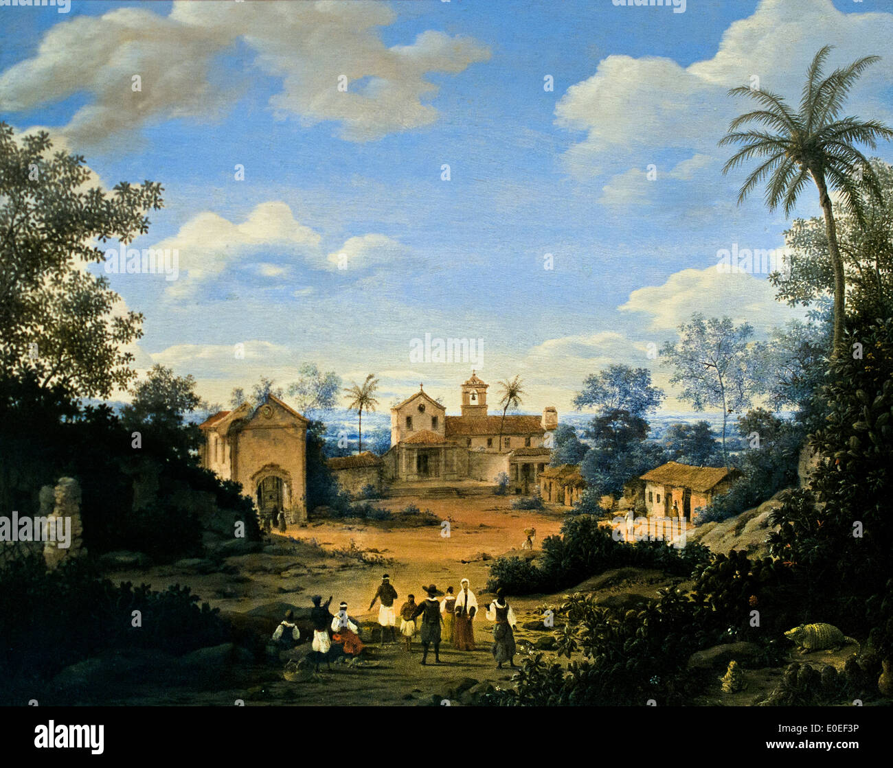 Insediamento di piantagione in Brasile 1656 Frans Jansz. Post 1612 -1680 olandese Paesi Bassi Foto Stock
