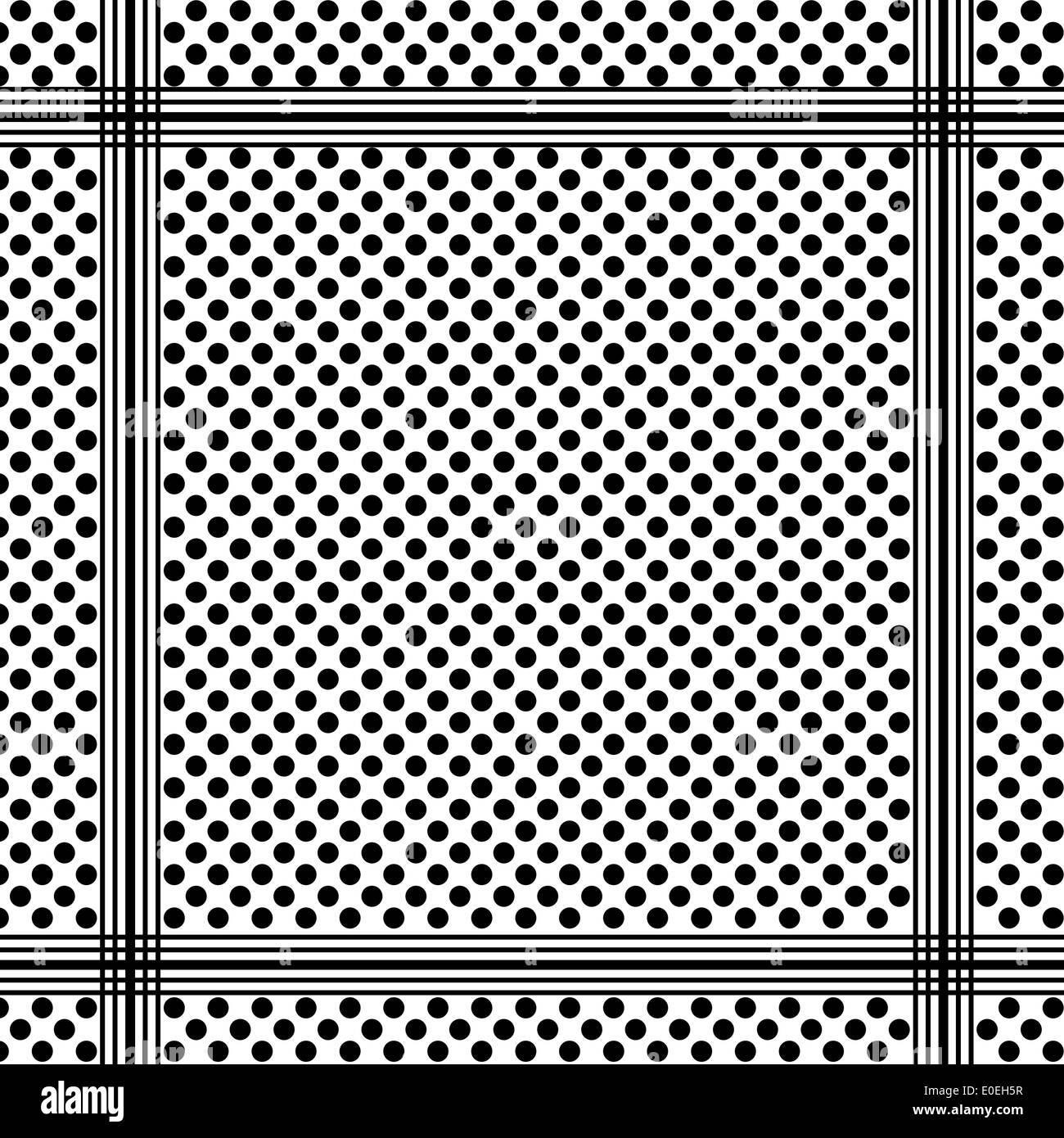 Sfondo di seamless pattern a punti Foto Stock