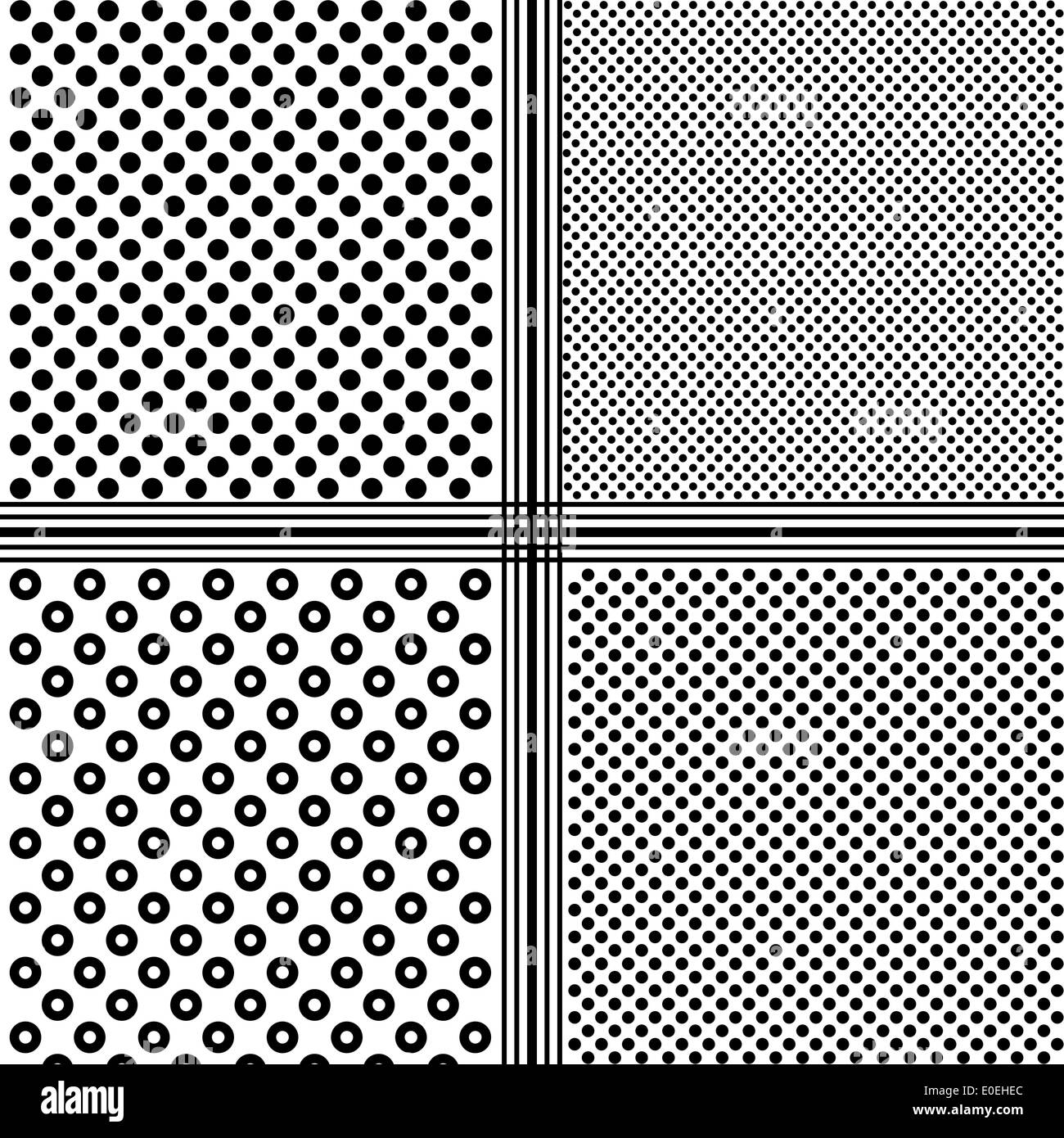 Sfondo di seamless pattern a punti Foto Stock