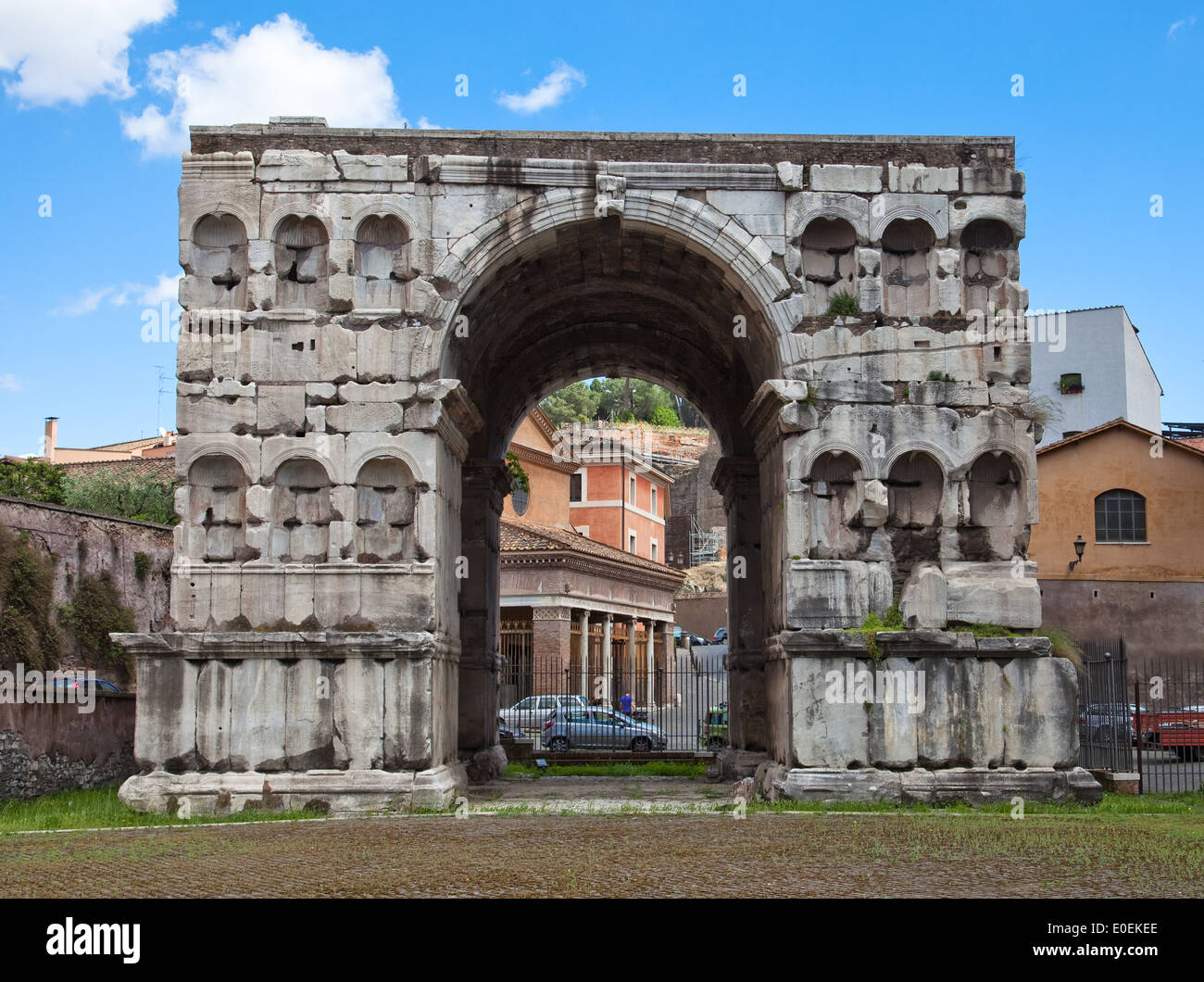 Janusbogen, Rom, Italien - Arco di Giano, Roma, Italia Foto Stock