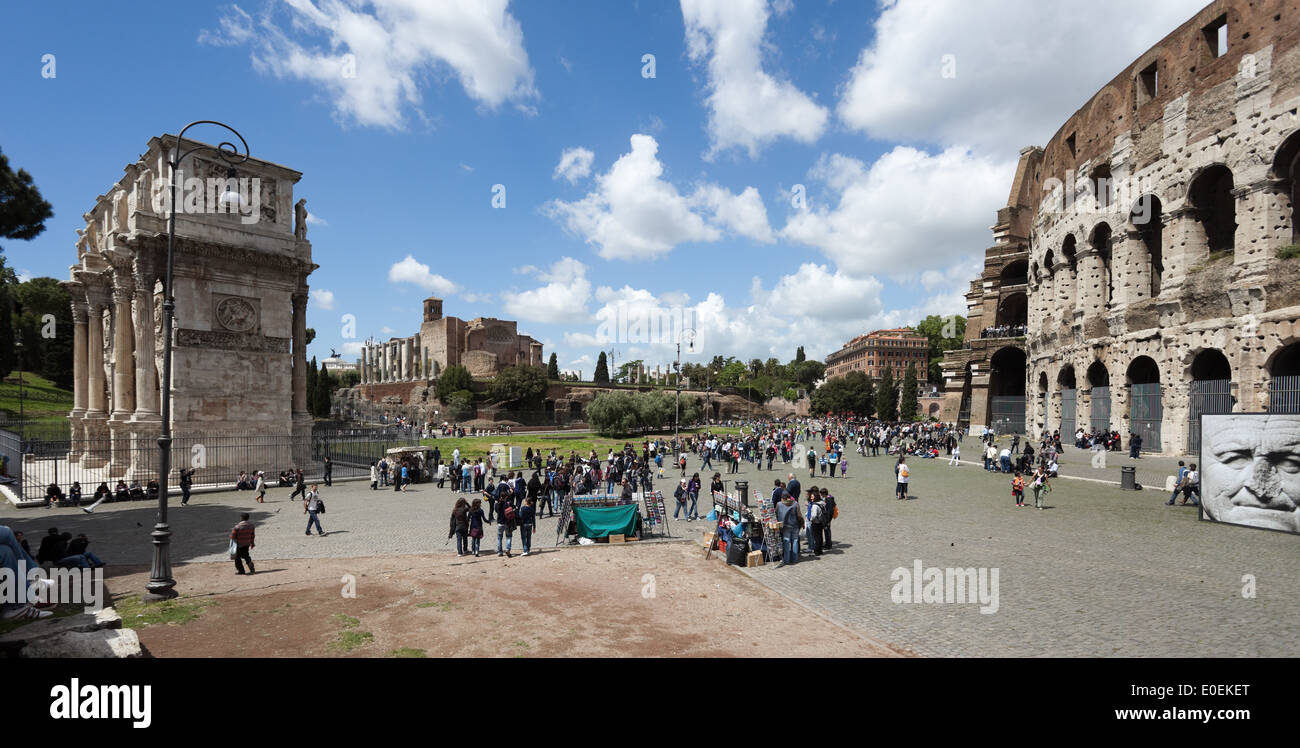 Kolosseum, Rom, Italien - Colosseo, Roma, Italia Foto Stock