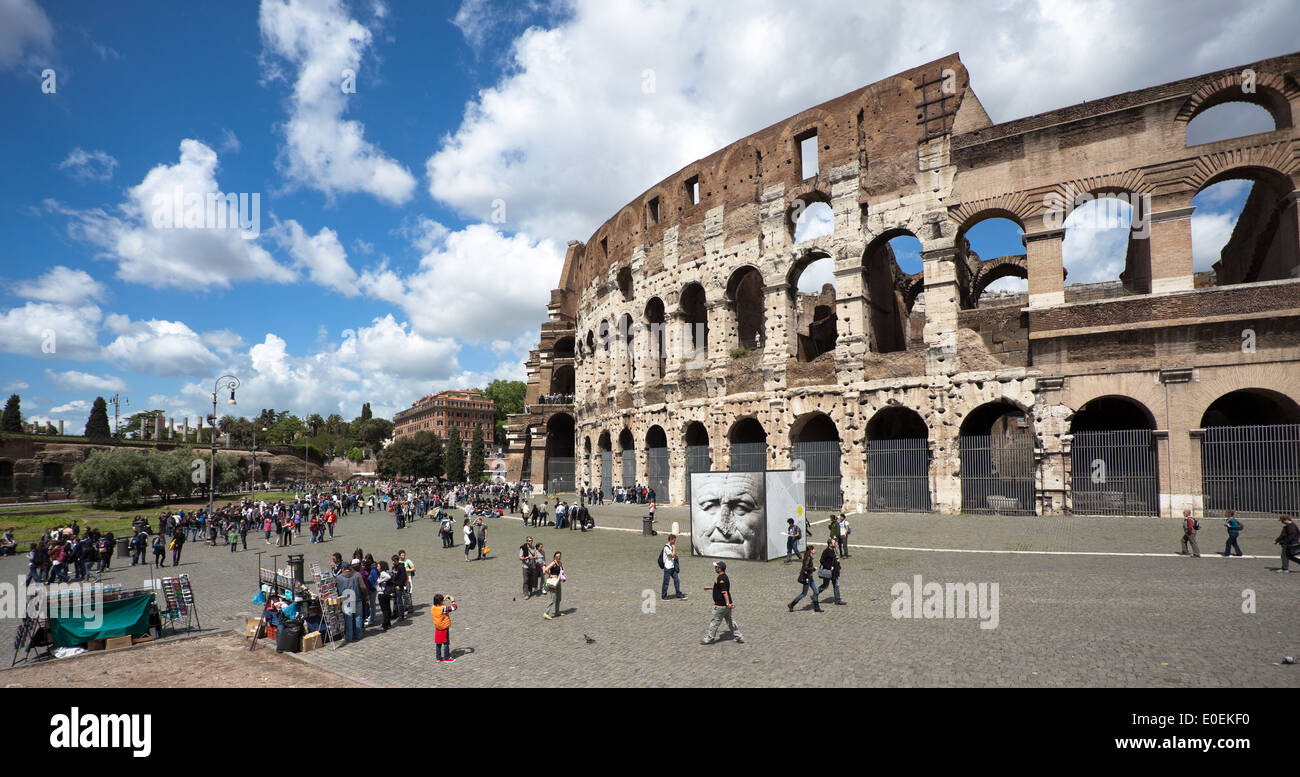 Kolosseum, Rom, Italien - Colosseo, Roma, Italia Foto Stock