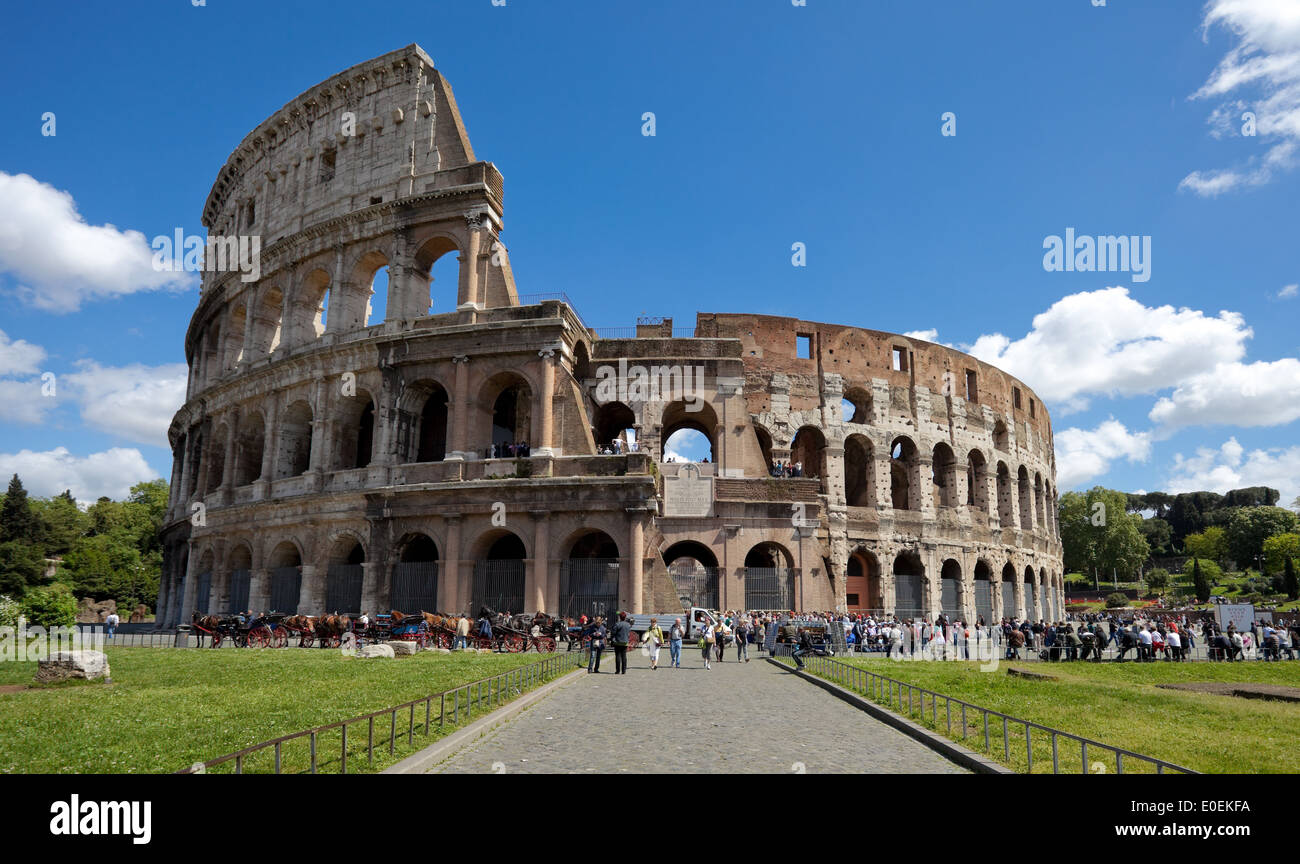 Kolosseum, Rom, Italien - Colosseo, Roma, Italia Foto Stock