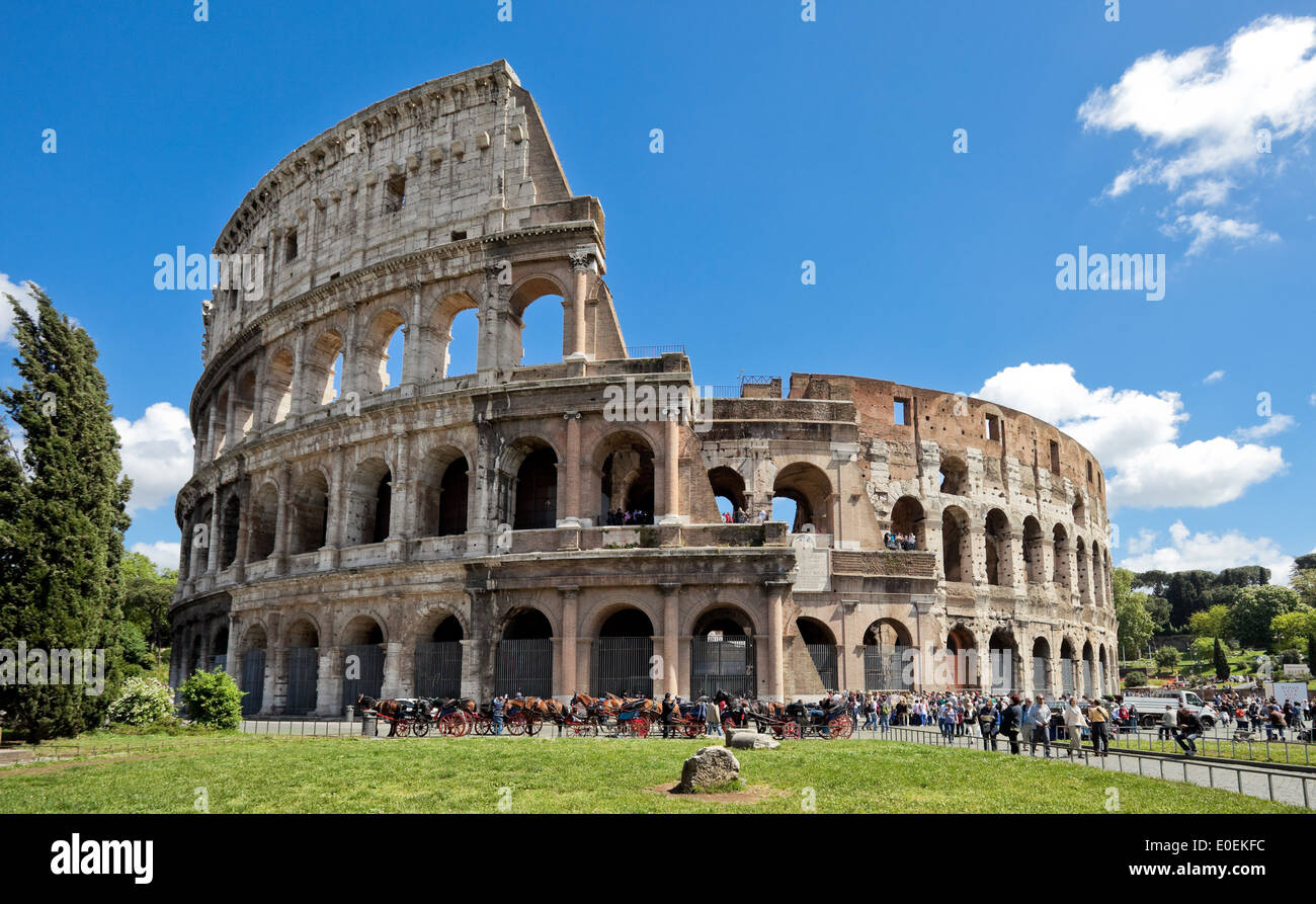 Kolosseum, Rom, Italien - Colosseo, Roma, Italia Foto Stock