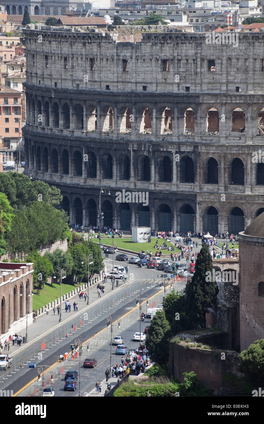 Kolosseum, Rom, Italien - Colosseo, Roma, Italia Foto Stock