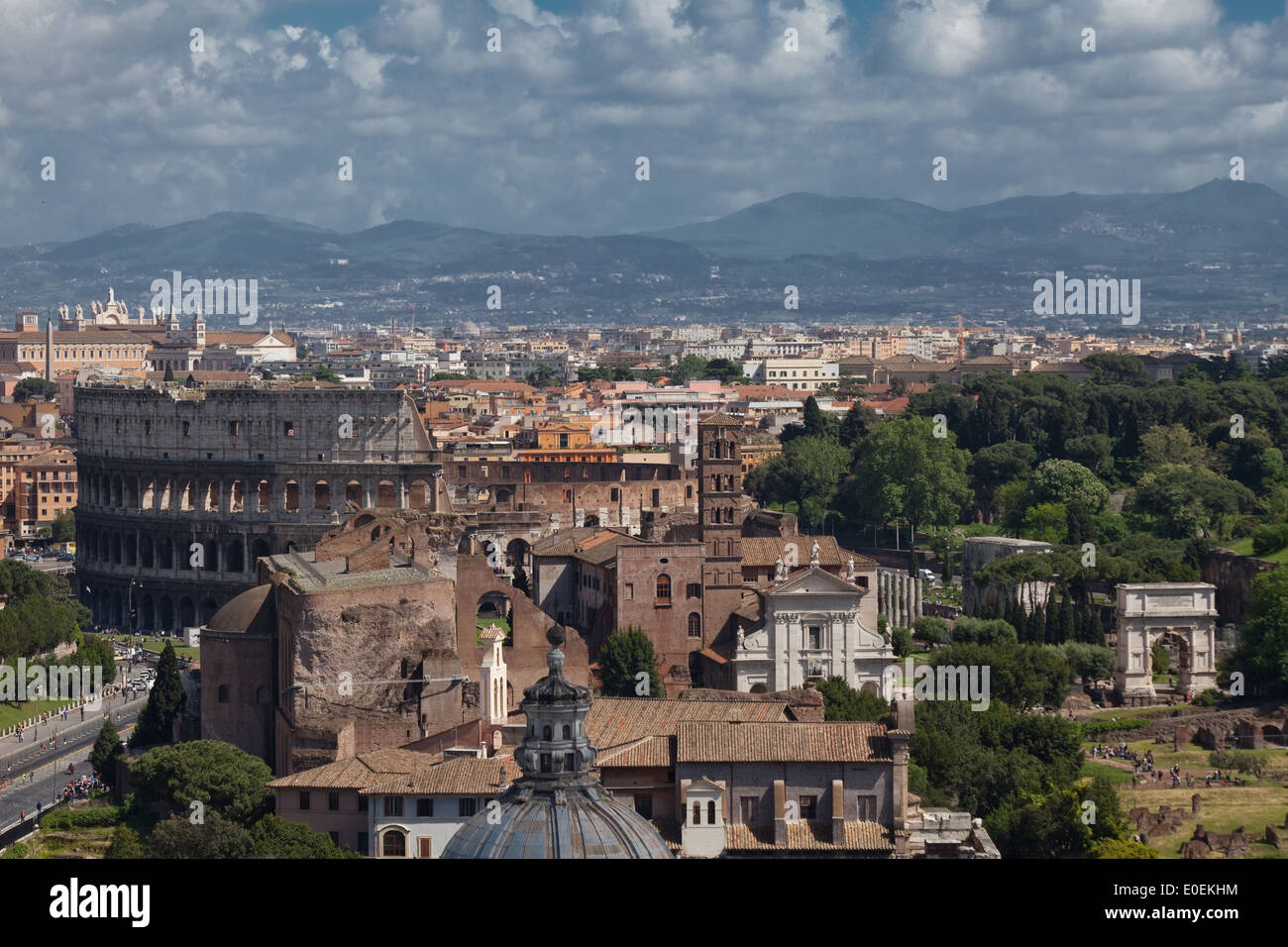 Kolosseum, Rom, Italien - Colosseo, Roma, Italia Foto Stock