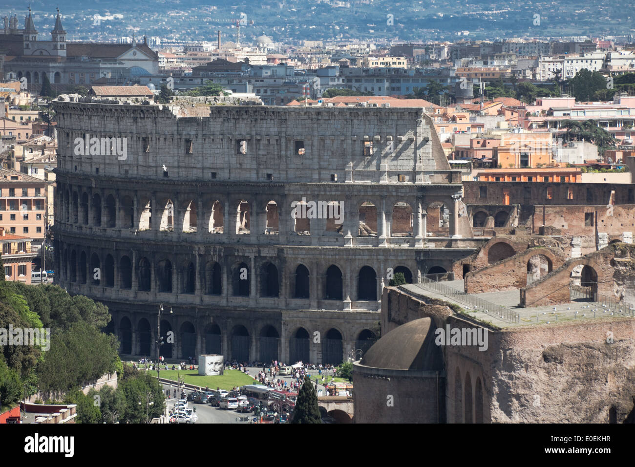 Kolosseum, Rom, Italien - Colosseo, Roma, Italia Foto Stock