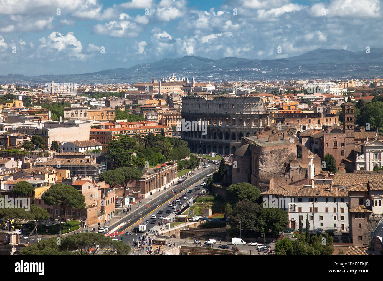 Kolosseum, Rom, Italien - Colosseo, Roma, Italia Foto Stock