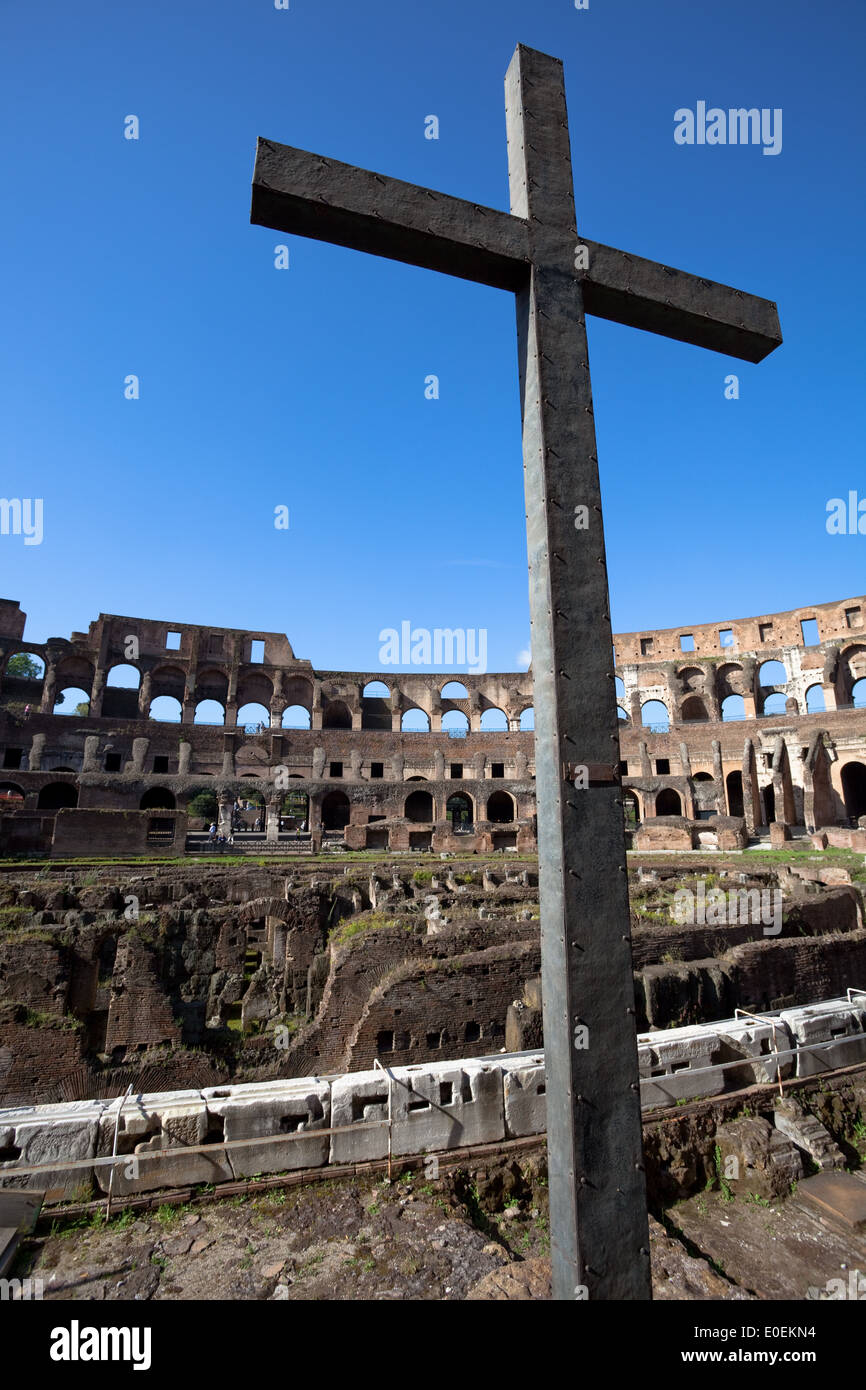 Kolosseum, Rom, Italien - Colosseo, Roma, Italia Foto Stock