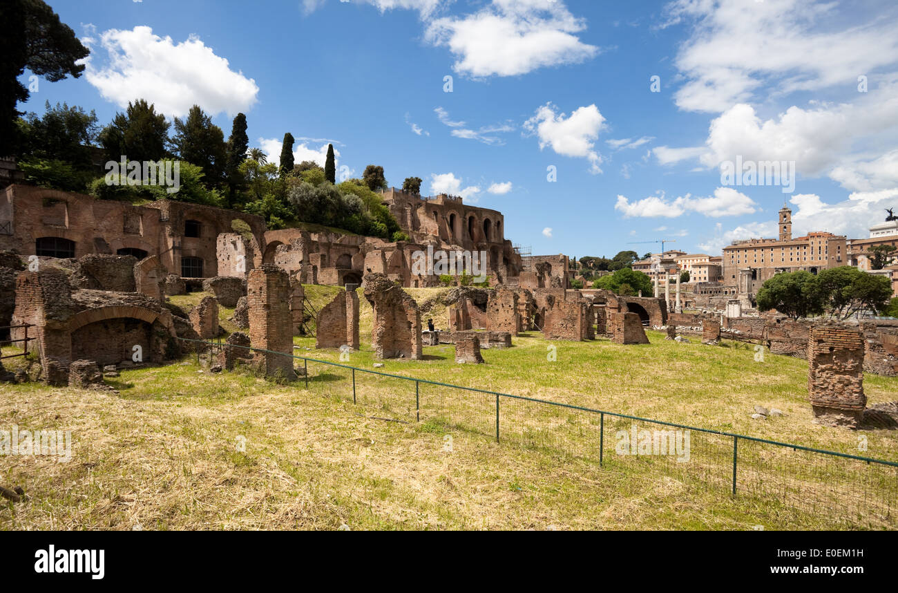 Forum Romanum, Rom, Italien - Forum Romanum, Roma, Italia Foto Stock