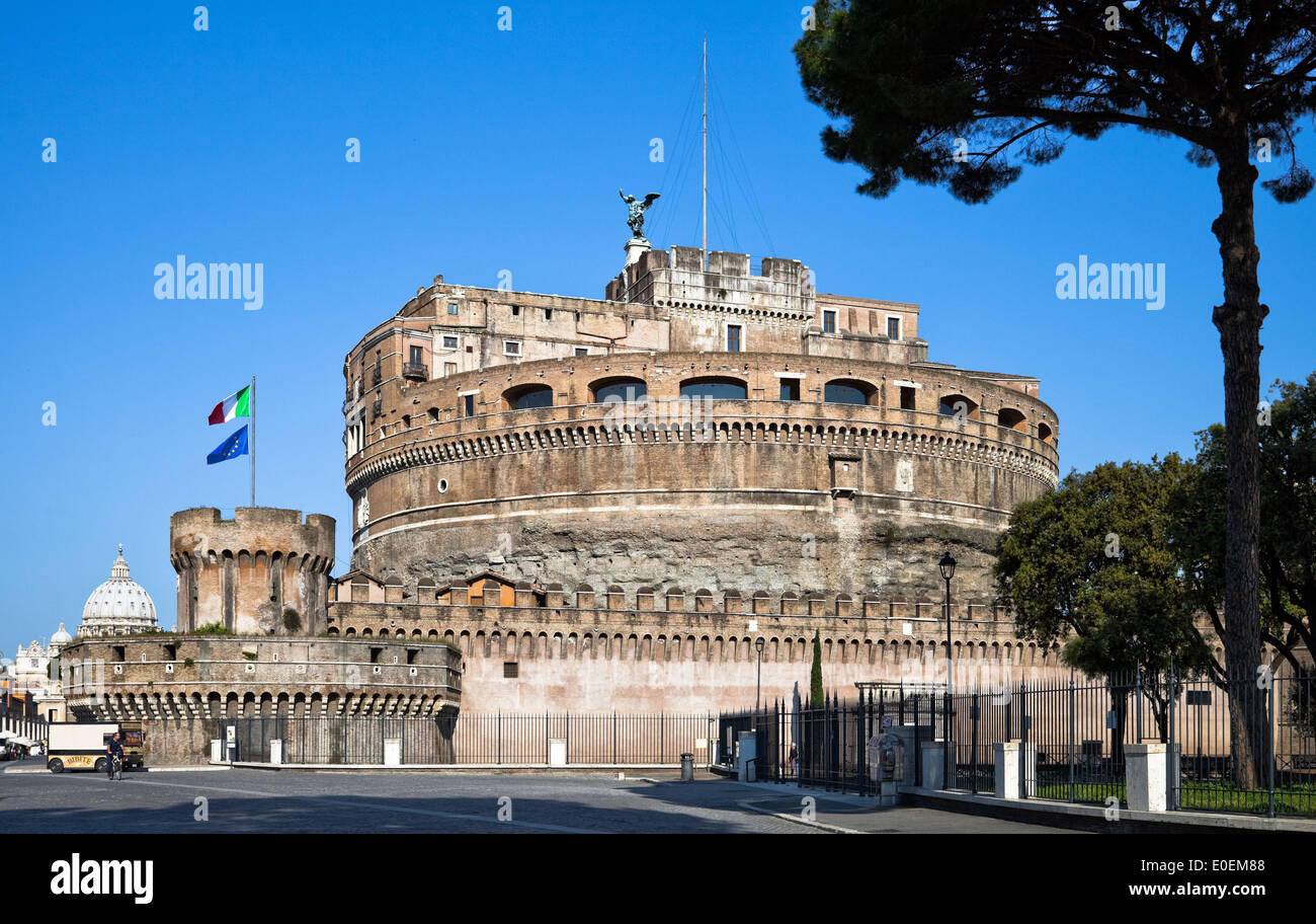 Engelsburg, Rom, Italien - Castel Sant'Angelo, Roma, Italia Foto Stock