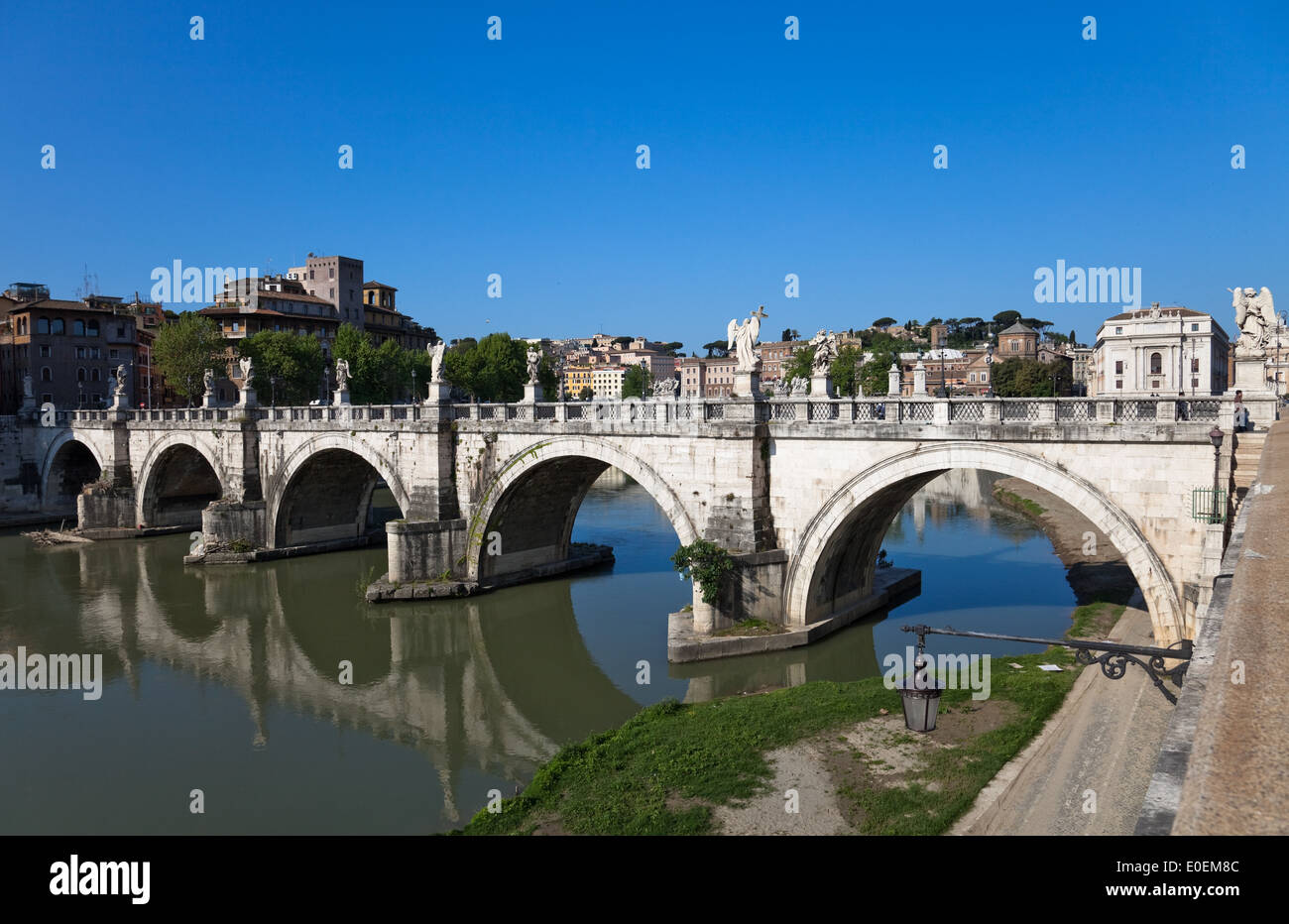 Engelsbrücke, Rom, Italien - Ponte degli angeli, Roma, Italia Foto Stock