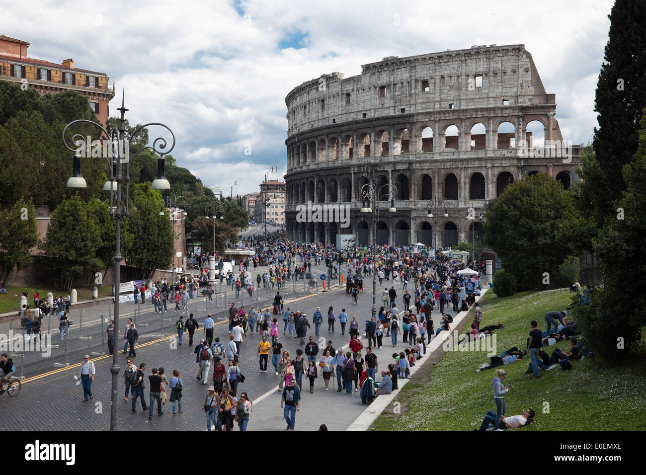 Kolosseum, Rom, Italien - Colosseo, Roma, Italia Foto Stock
