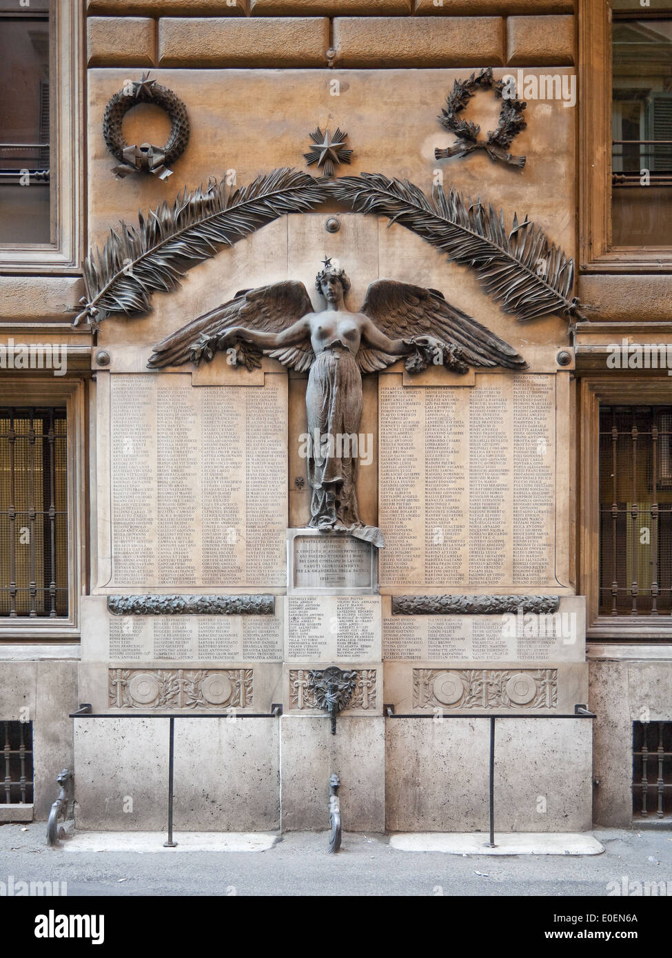 Gedenktafel, Rom, Italien - targa commemorativa, Roma, Italia Foto Stock