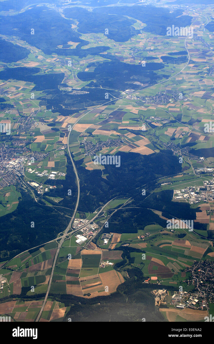 Foto aerea di 'Baden Württemberg" - Germania Foto Stock