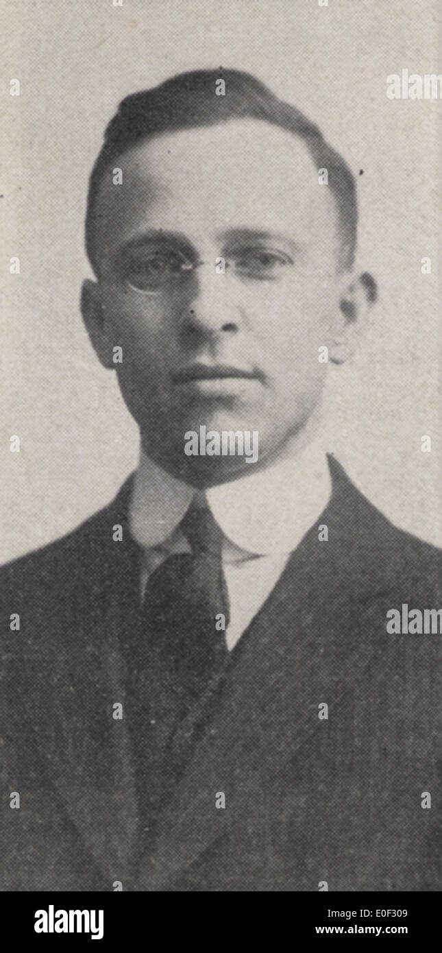 Evan J. Gru, 1918 Foto Stock