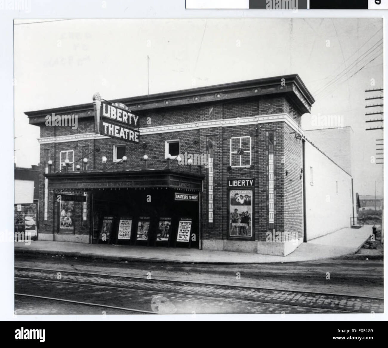 Il Liberty Theatre, il sesto e il Lyndale Avenue, a nord di Minneapolis Foto Stock