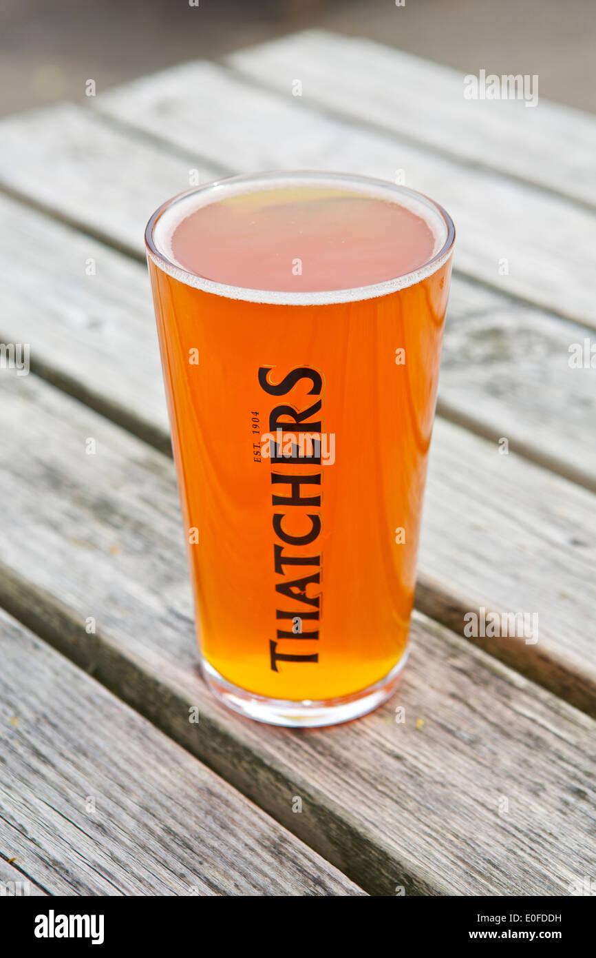 Il Cheddar Valley con il suo caratteristico colore arancione Foto Stock