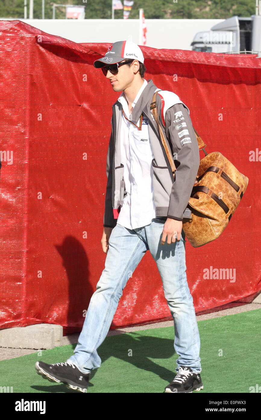 Barcellona, Spagna. Il 10 maggio, 2014. FIA Formula 1 Gran Premio di Spagna. In arrivo per la giornata di qualificazione, Adrian Sutil (GER) Sauber F1 Team © Azione Sport Plus/Alamy Live News Foto Stock