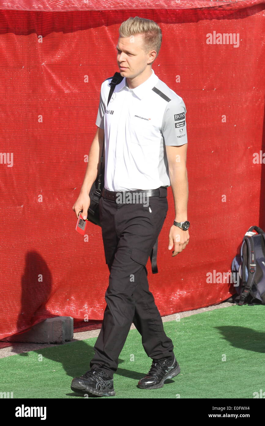 Barcellona, Spagna. Il 10 maggio, 2014. FIA Formula 1 Gran Premio di Spagna. In arrivo per la giornata di qualificazione, Kevin Magnussen (DEN) McLaren Mercedes © Azione Sport Plus/Alamy Live News Foto Stock