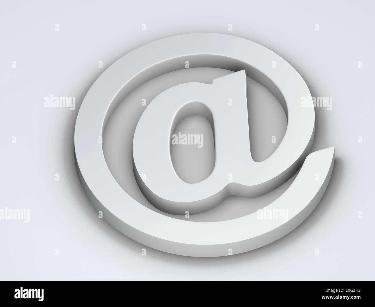 Immagine di e mail di segno. 3d illustrazione Foto Stock