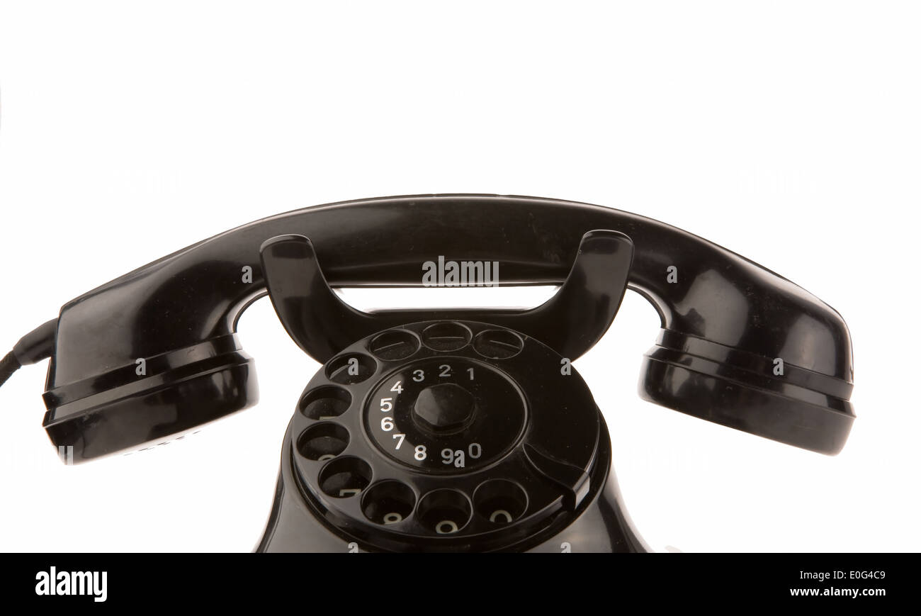 Antico telefono telefono vintage Foto Stock
