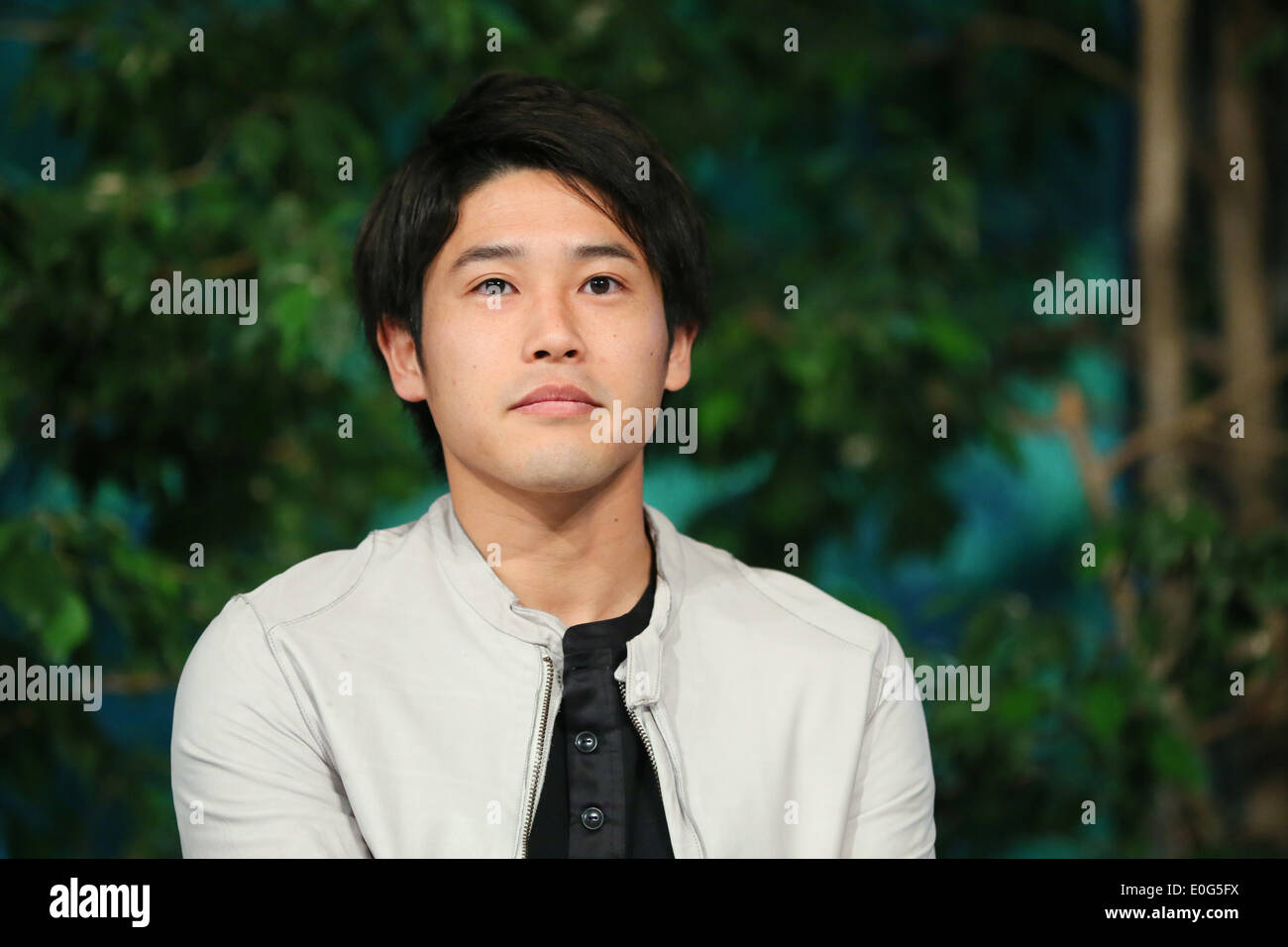 Il Brasile, a Marunouchi building, Tokyo, Giappone. Il 12 maggio 2014. Atsuto Uchida (JPN) calcio /Soccer : Atsuto Uchida del Giappone partecipa a una conferenza stampa su annuncio del 23 membri del Giappone team nazionali per il 2014 FIFA Wolrd Cup in Brasile, a Marunouchi building, Tokyo, Giappone . Credito: Giovanni Osada AFLO/sport/Alamy Live News Foto Stock