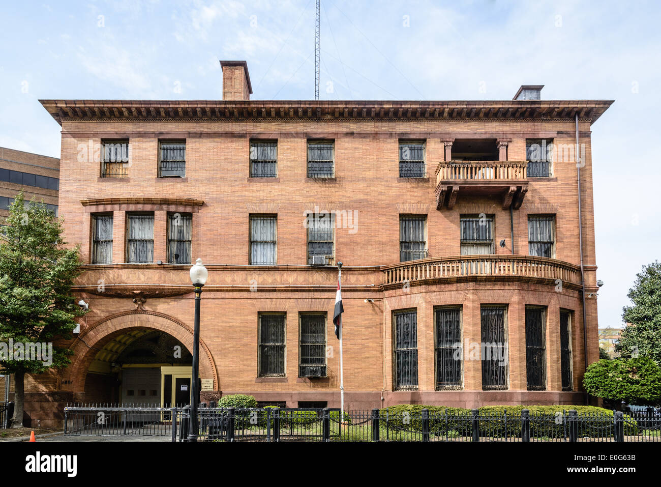 Gli uffici consolari dell'Ambasciata di Iraq, Boardman House, 1801 P Street NW, Washington DC Foto Stock