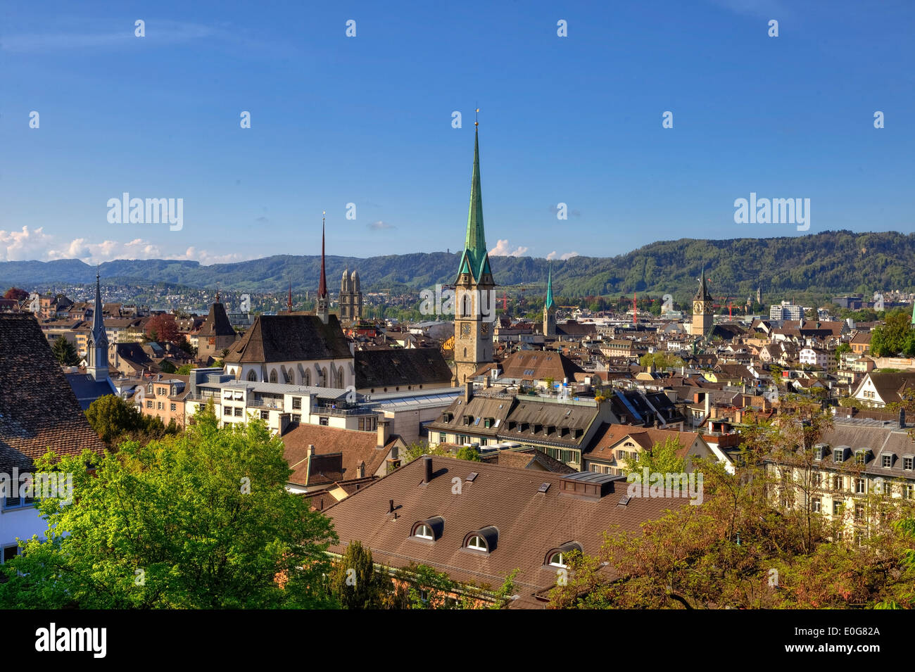 Zurigo, città vecchia, Svizzera Foto Stock