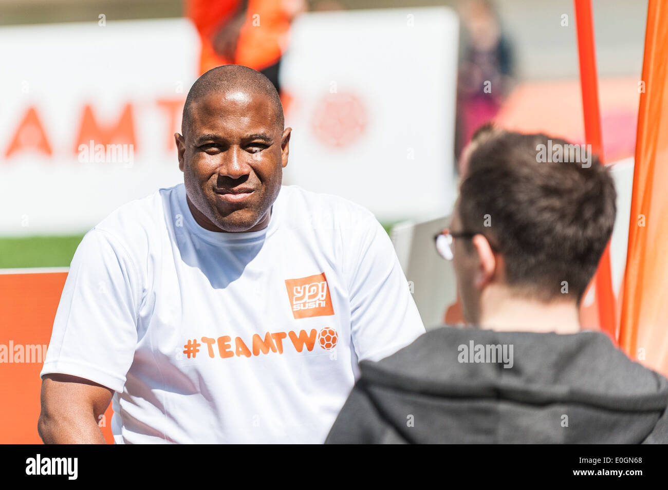 John Barnes. Celebrità e ex-calciatore. Foto Stock