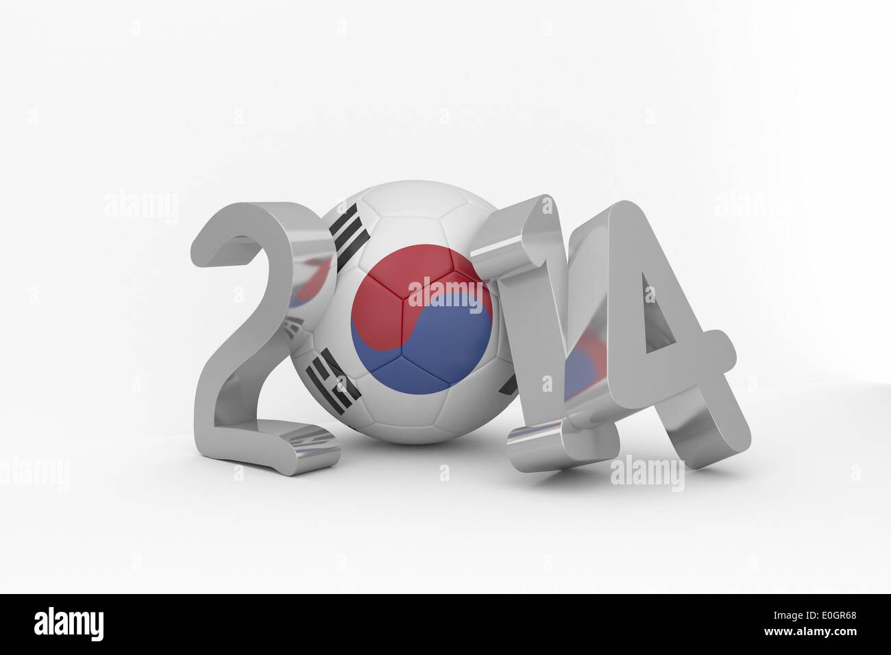 Corea Repubblica di coppa del mondo 2014 Foto Stock