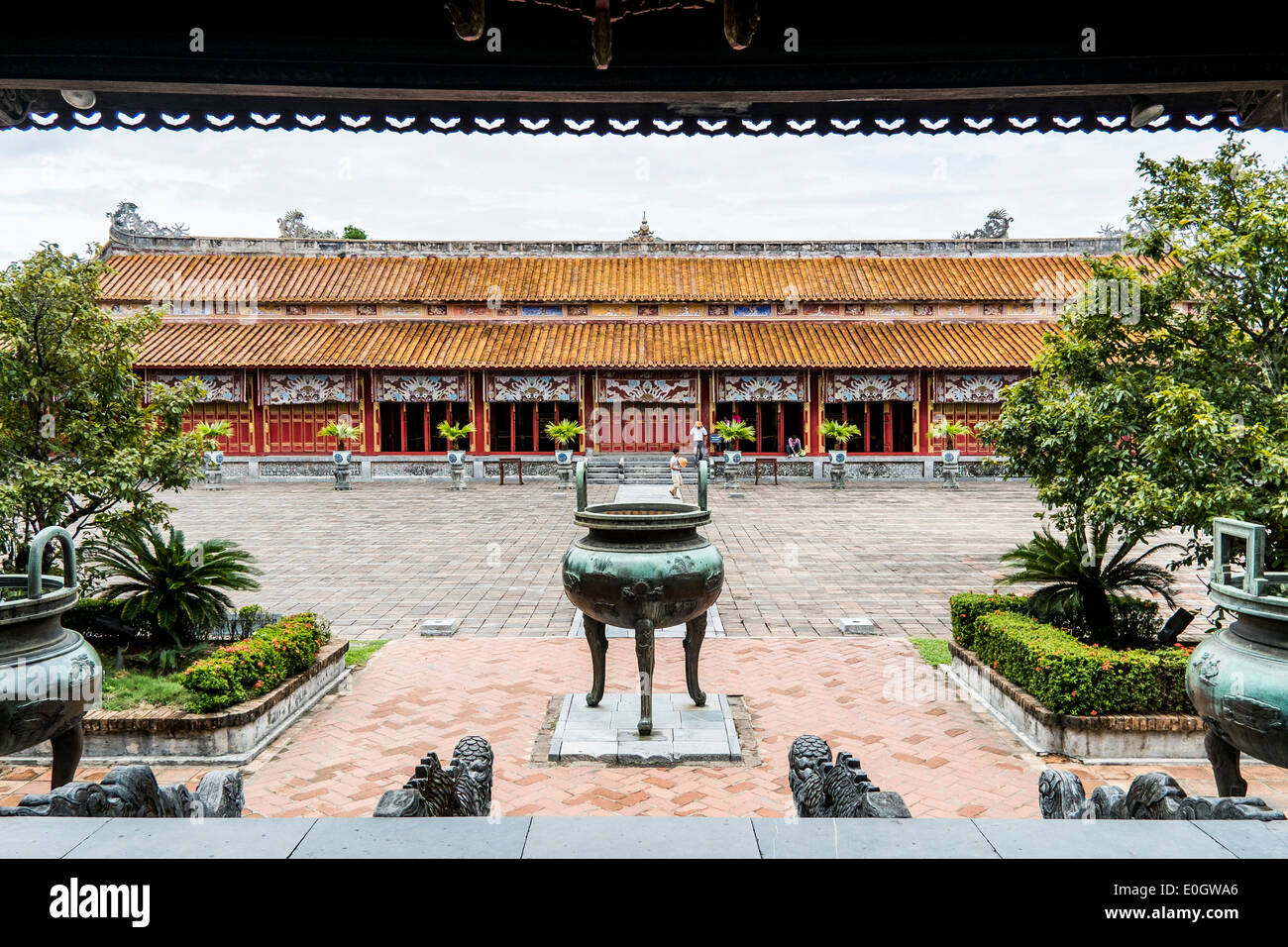 Vecchia città imperiale di Hue, Vietnam Asia Foto Stock