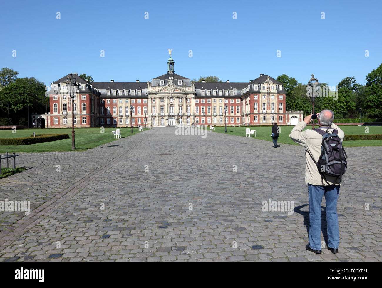 Castello di Munster nella Renania settentrionale-Vestfalia, Germania Foto Stock