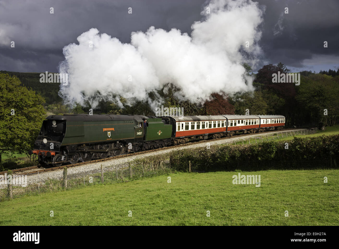 Bodmin & Wenford Ferrovie a Vapore Foto Stock