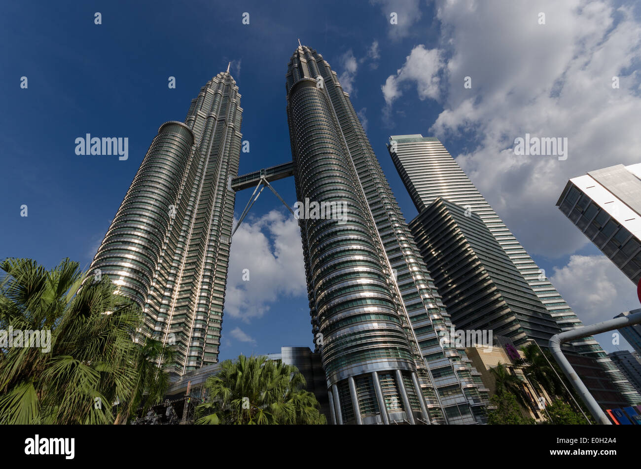 Petronas Twin Towers di Kuala Lumpar, Malaysia Foto Stock