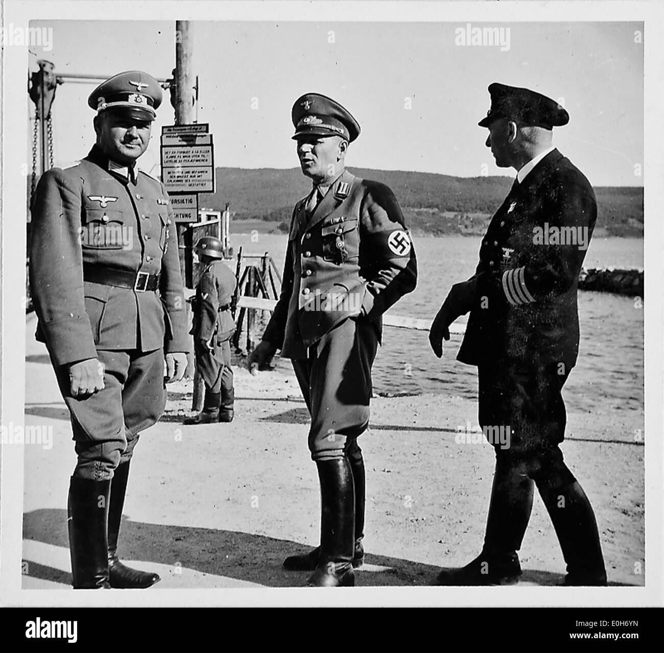 Besuch bei Oberstleutnant Schröder Foto Stock