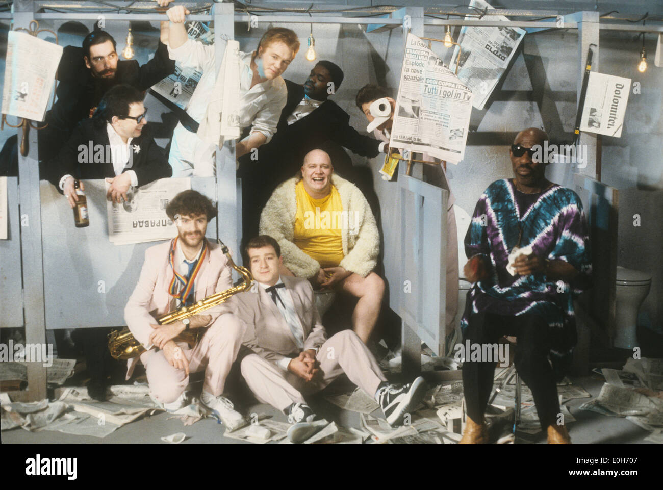 Cattive maniere foto promozionale di UK ska gruppo circa 1983 Foto Stock