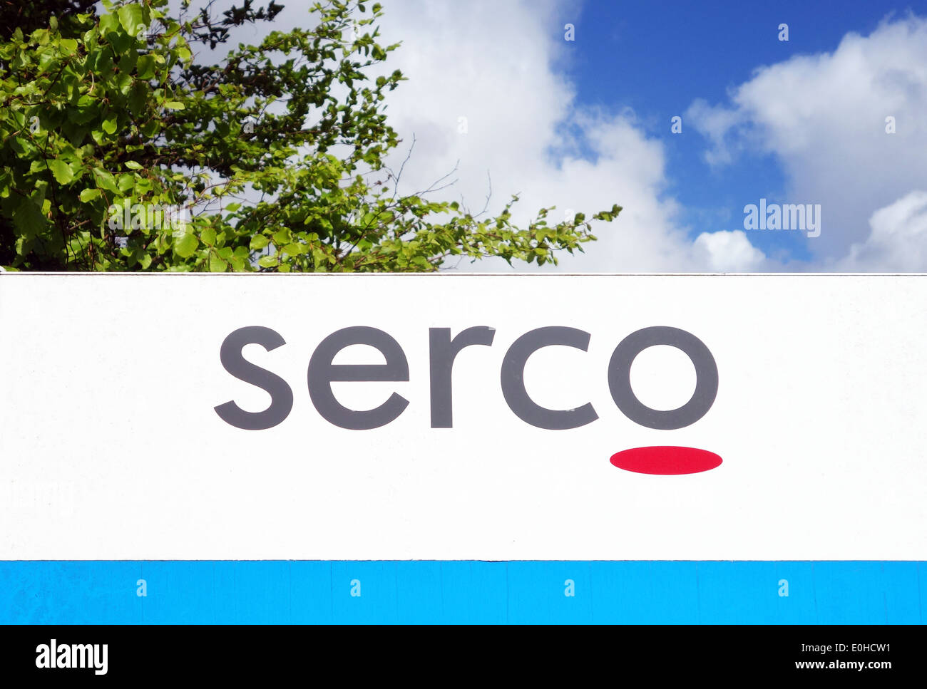 Serco logo azienda Foto Stock