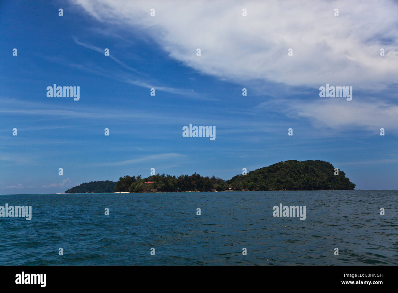 L'Isola Mamutik nel Parco Tunku Abdul Rahman vicino a Kota Kinabalu - Sabah, BORNEO MALAYSIA Foto Stock