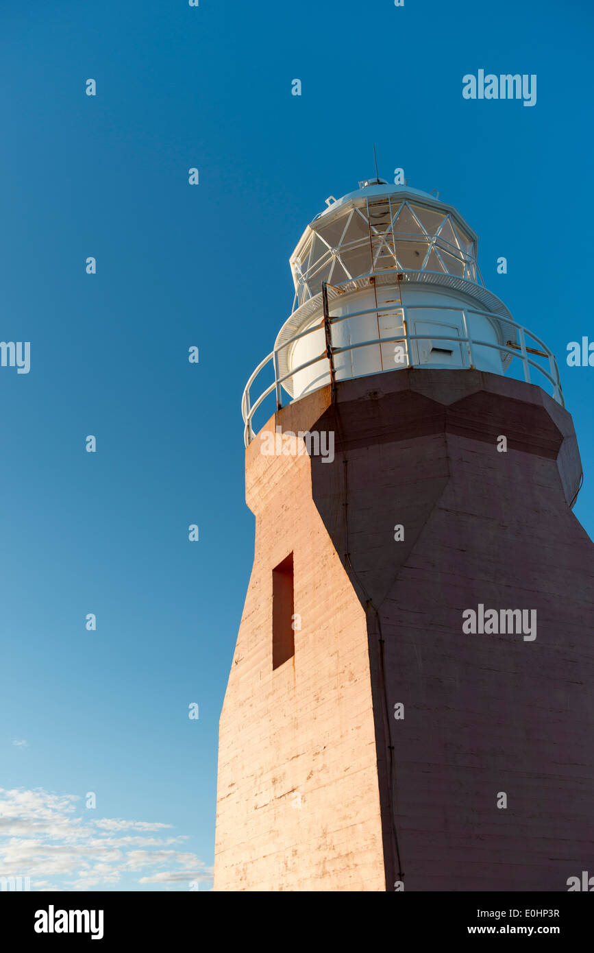 Punto lungo il faro in testa di corvo, Twillingate, Nord Twillingate Isola, Terranova e Labrador, Canada Foto Stock