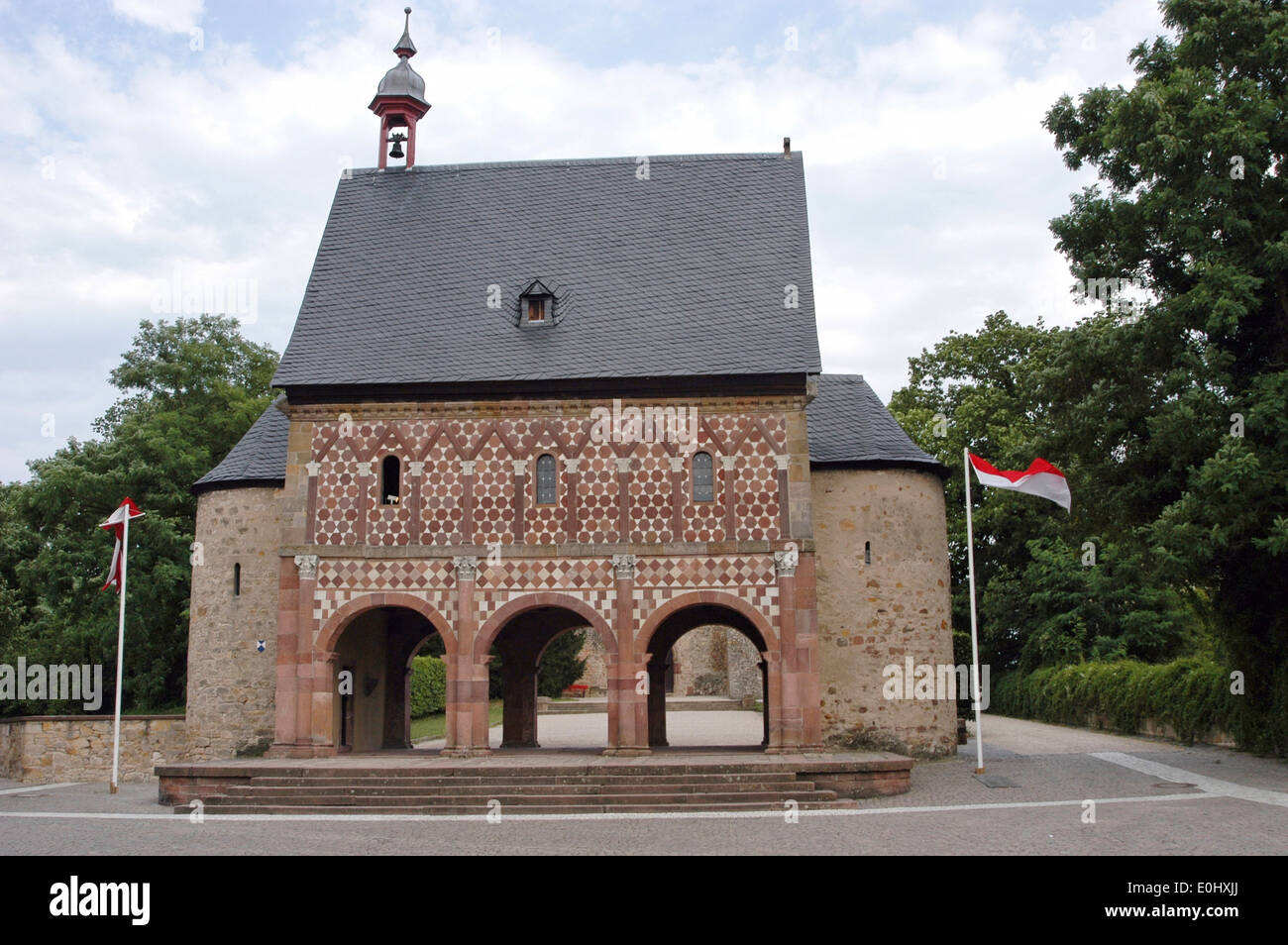 Germania, abbazia di Lorsch, UNESCO, Torhalle, Deutschland, Kloster Lorsch, UNESCO Welterbe, Torhalle Foto Stock