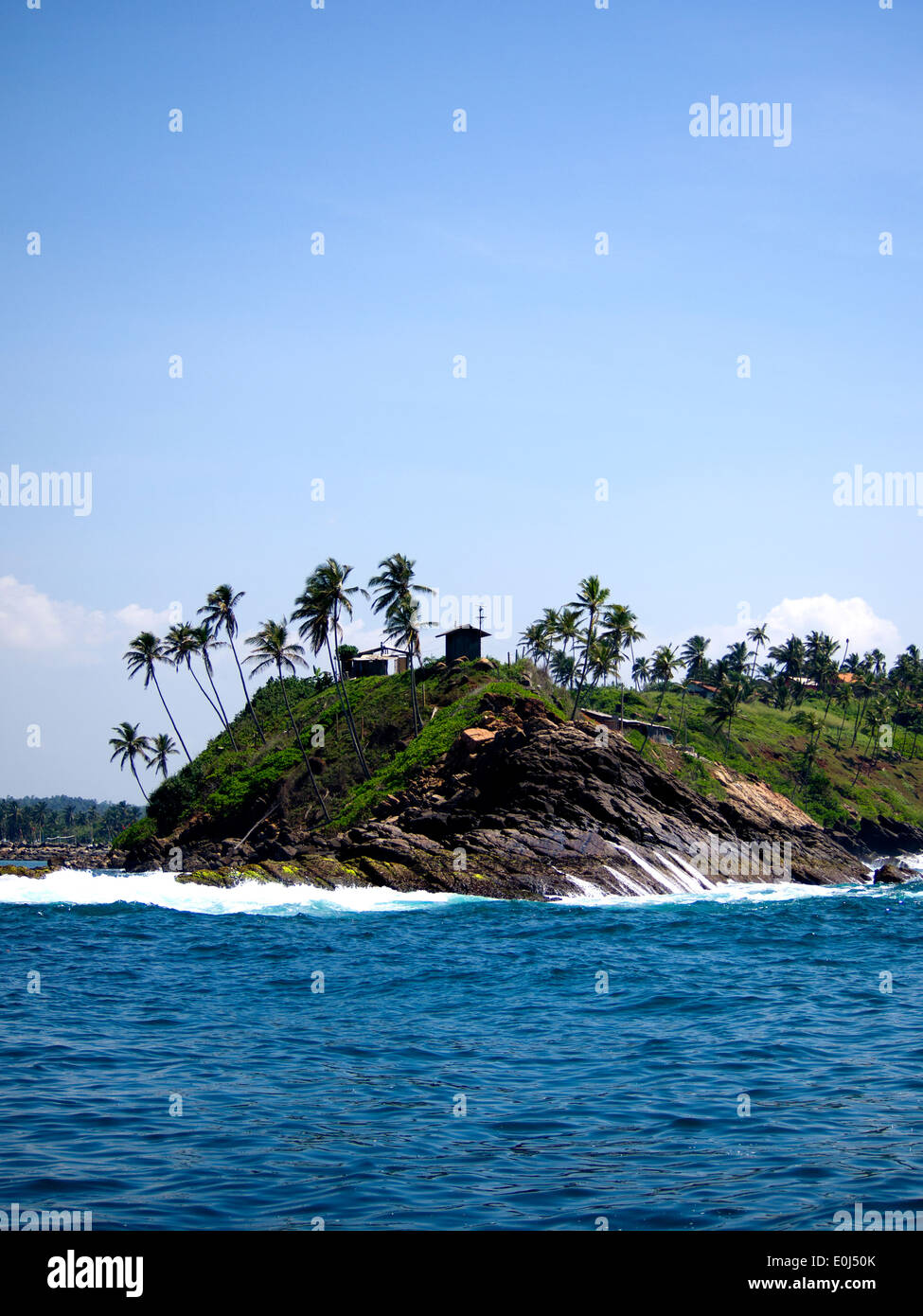 Lo splendido paesaggio della costa dello Sri Lanka Foto Stock