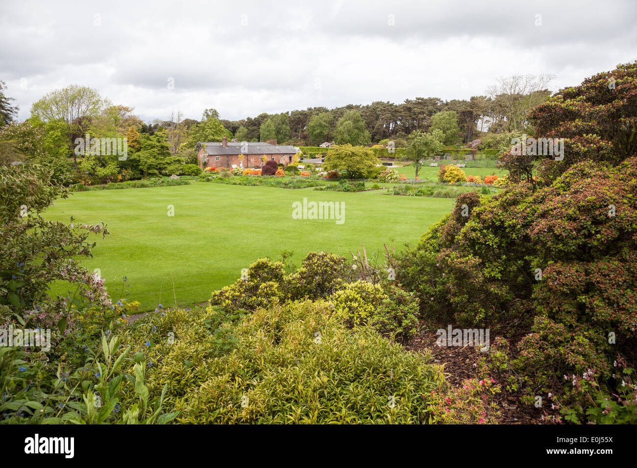 Giardini Botanici di Ness Neston Cheshire il Wirral peninsula vicino a Merseyside England Regno Unito Foto Stock