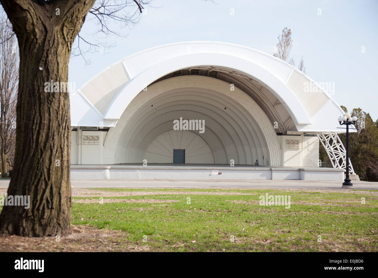 Il bandshell un luogo in cui ascoltare musica di Toronto Foto Stock