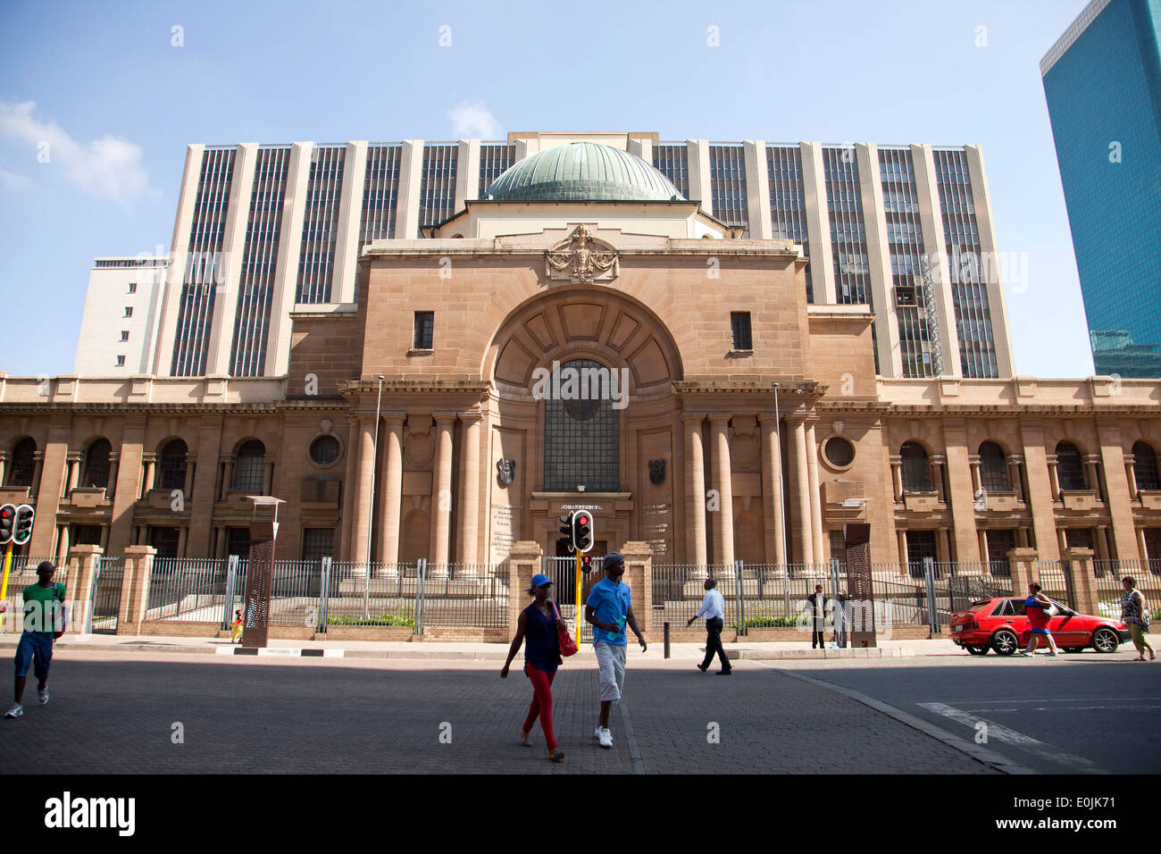 Edificio del Sud Gauteng Alta Corte Johannesburg Gauteng, Sud Africa e Africa Foto Stock