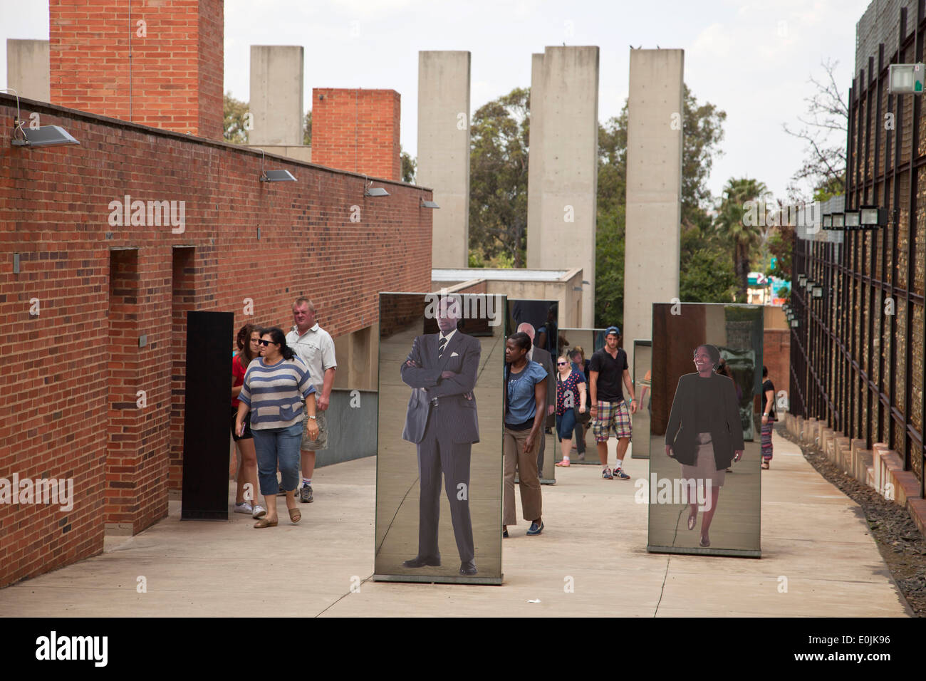 L'arte moderna all'interno di Johannesburg Gauteng, Sud Africa e Africa Foto Stock