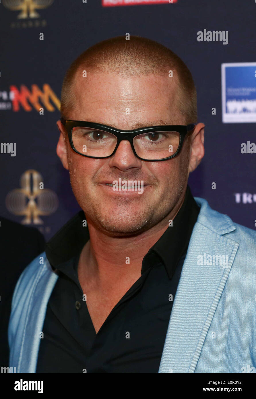 Heston Blumenthal presso il Club 23, corona a Melbourne, 15 maggio 2014. Foto Stock