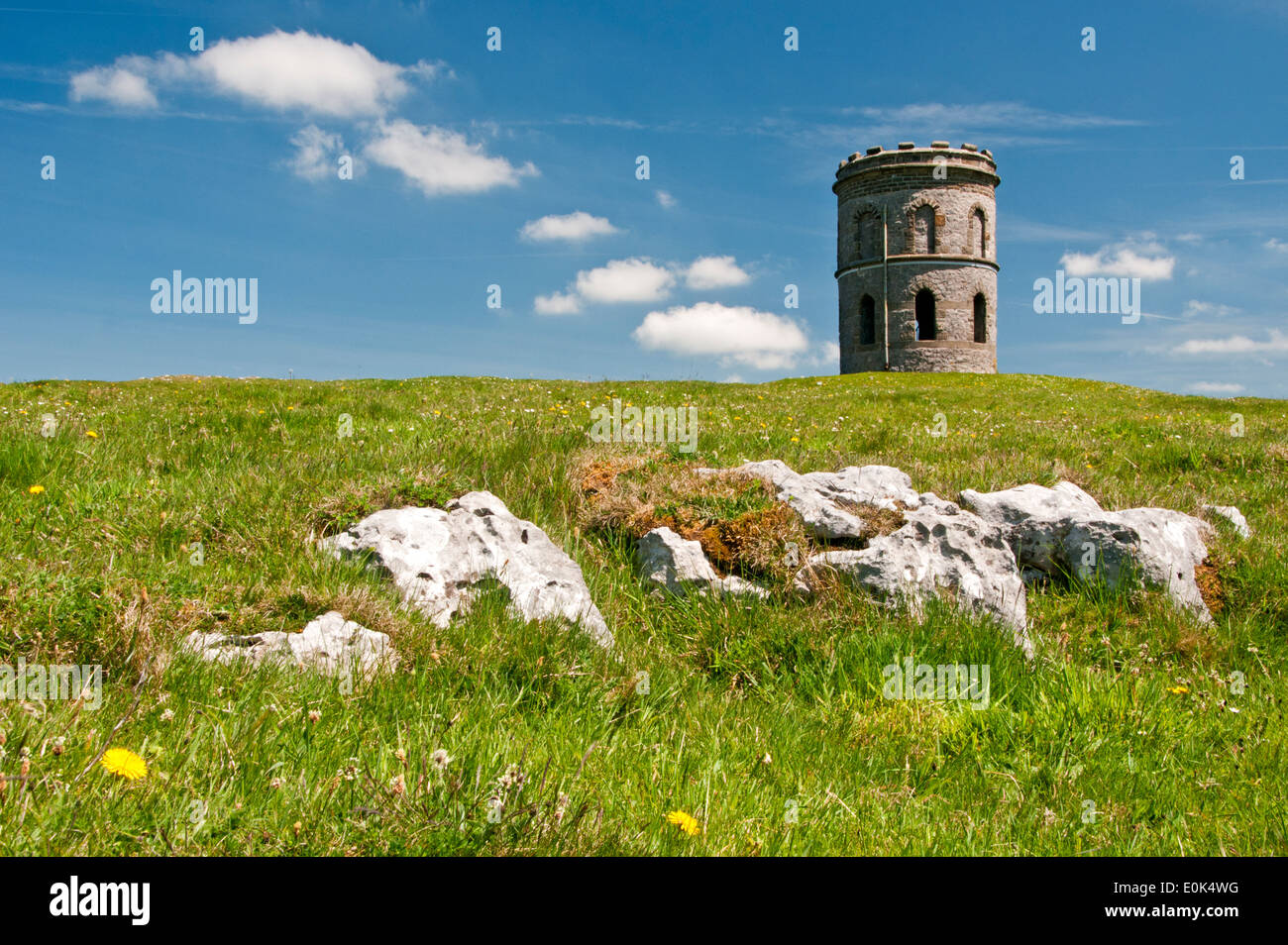 Tempio di Salomone, Grinlow Hill, Buxton, Peak District, Derbyshire, England, Regno Unito Foto Stock